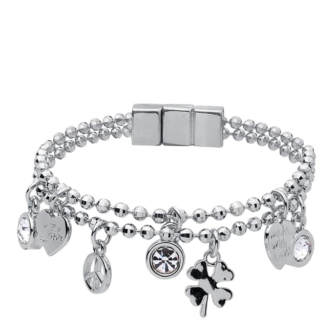 BiBi Bijoux Silver Charm Bracelet