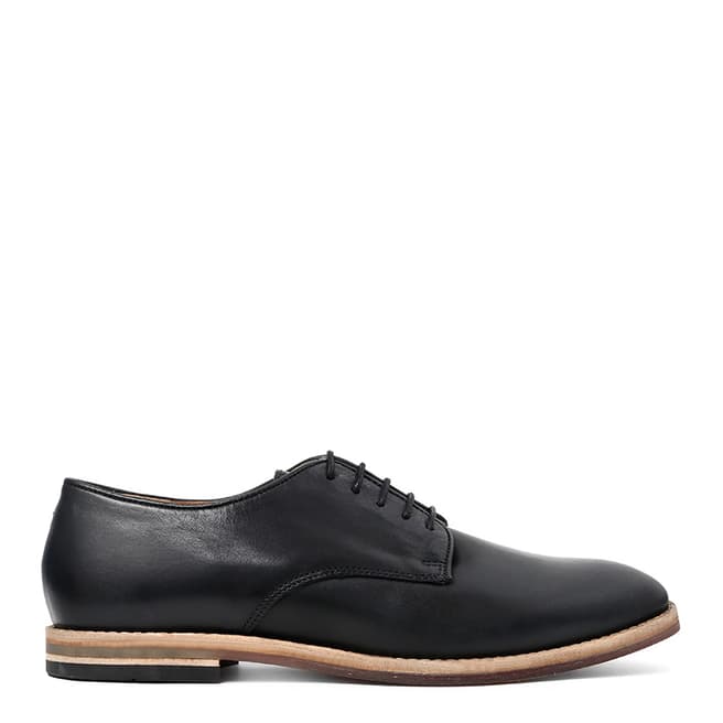 Hudson Black Leather Hadstone Formal Shoes