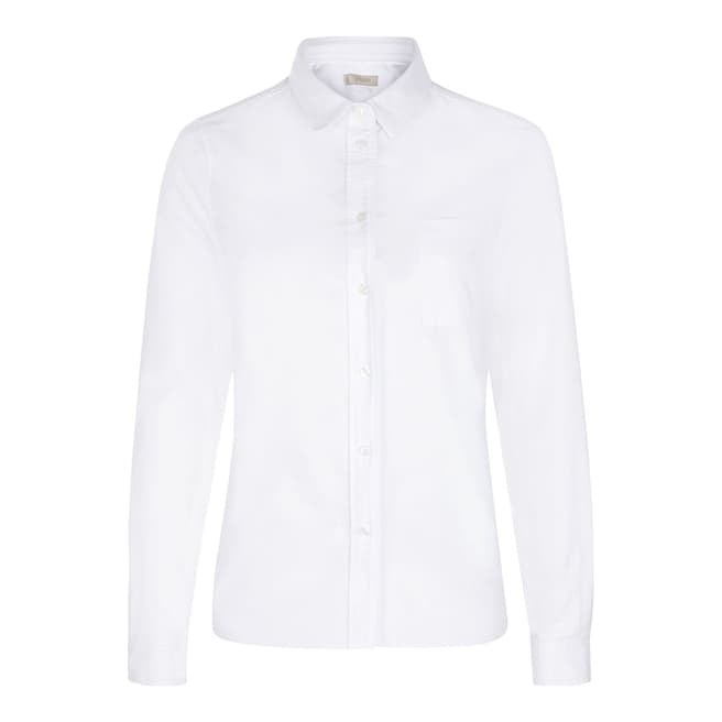 Hobbs London White Cotton Anne Shirt
