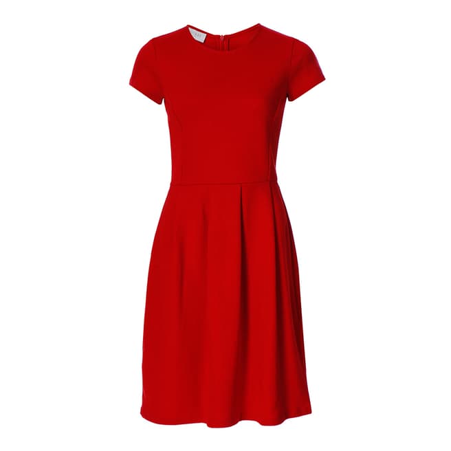 Hobbs London Red Cotton Karen Dress