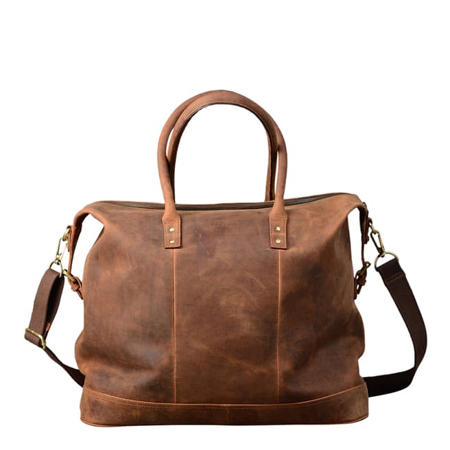 Forbes & Lewis Vintage Leather Oxford Holdall