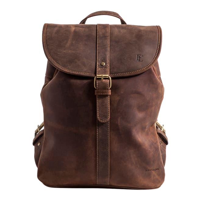 Forbes & Lewis Vintage Leather Lincoln Backpack