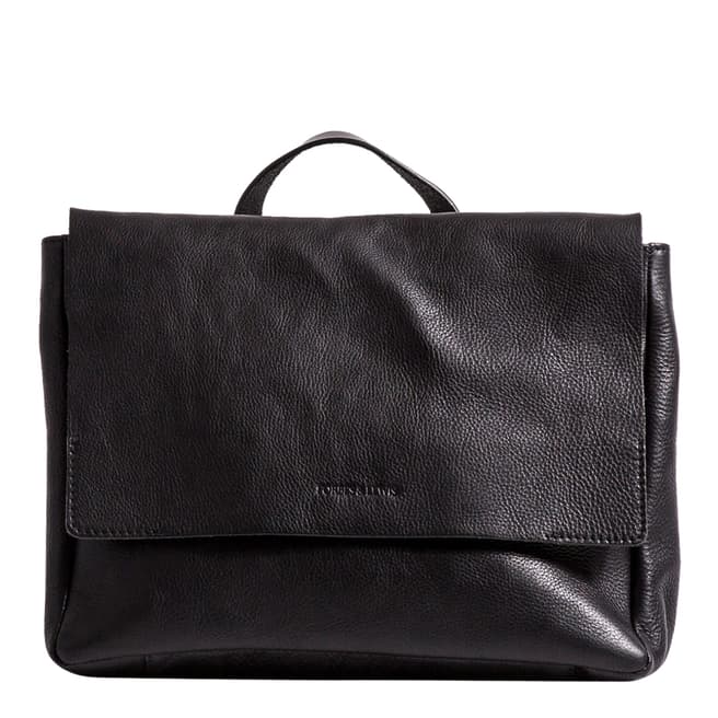 Forbes & Lewis Black Leather Cara Crossbody Bag