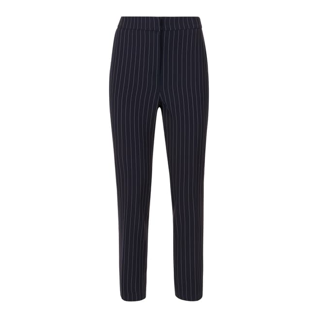 Jaeger Navy/White Pinstripe Trousers