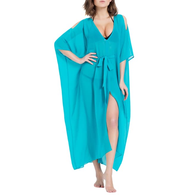 L’Agent by Agent Provocateur Turquoise Holly Cover Up