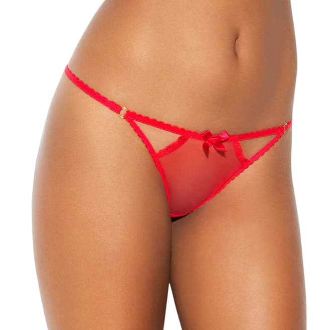 L’Agent by Agent Provocateur Red Mariona Trixie Thong