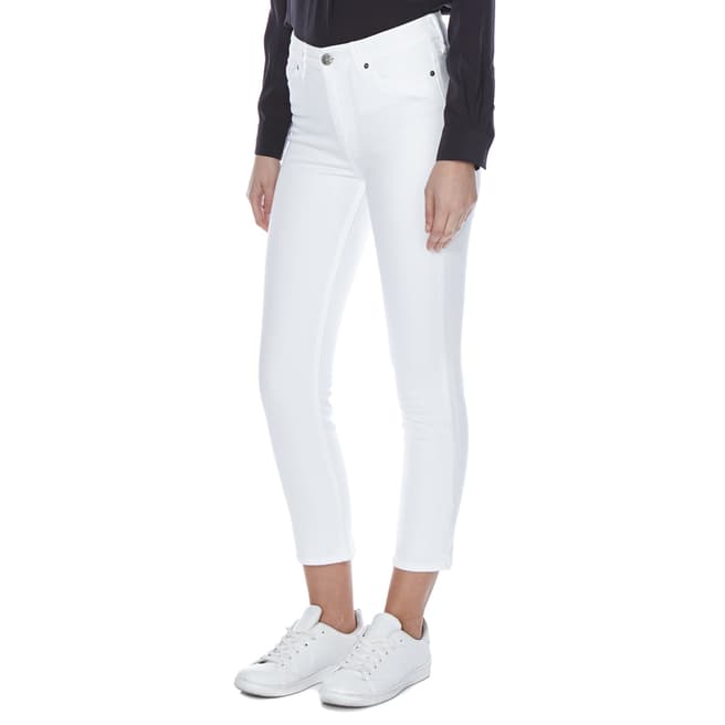 M.i.h Jeans White MiH Niki Skinny Cropped High Rise Jeans