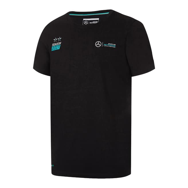 Mercedes AMG-Petronas Motorsport Black Tour Cotton T-Shirt