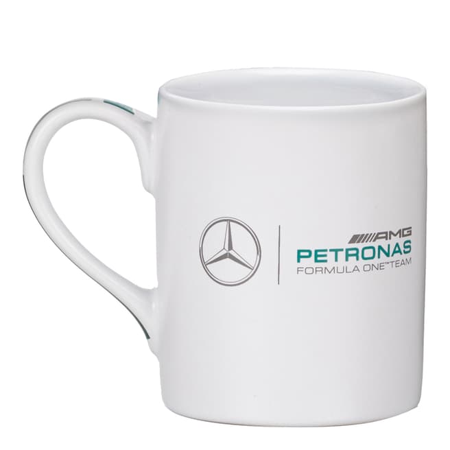 Mercedes AMG-Petronas Motorsport White Logo Mug