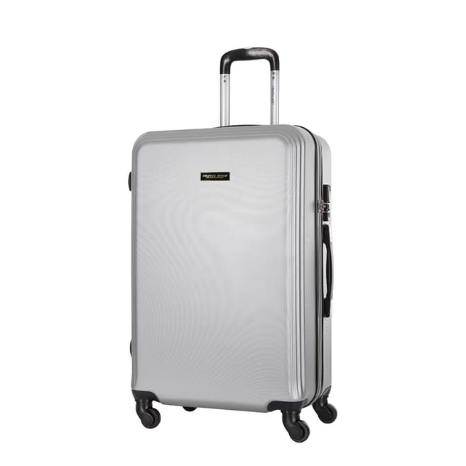 Travel One Silver Alicudi Spinner Suitcase 55cm