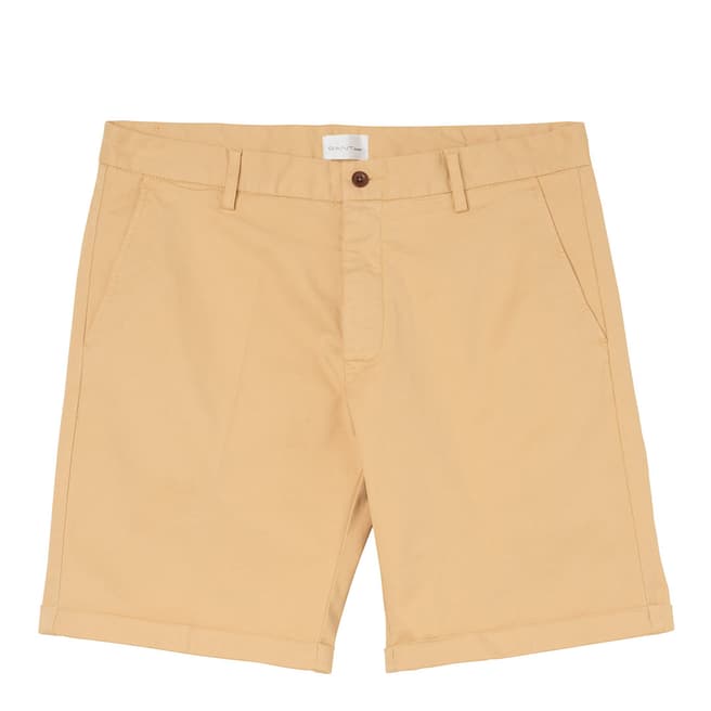 Gant Orange Rugger Chino Cotton Shorts