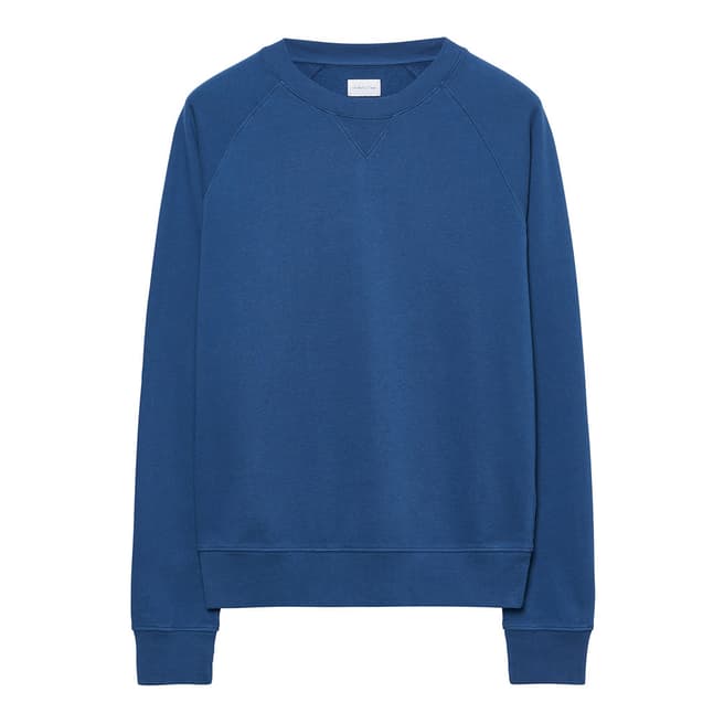 Gant Blue The Organic Crew Cotton Sweatshirt