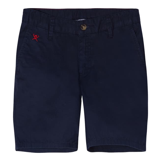 Hackett London Navy Cotton Chino Shorts