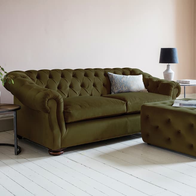 Gallery Living Hampton Sofa in Brussels Olive