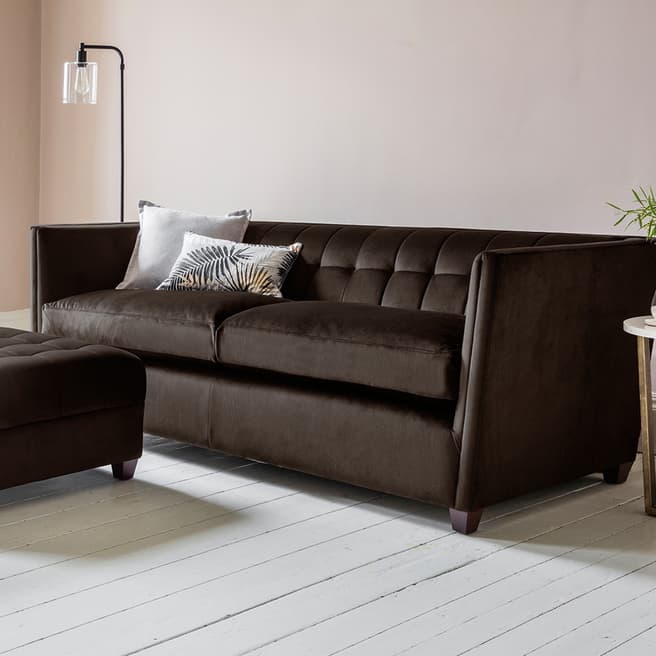 Gallery Living London 3 Seater Sofa in Brussels Espresso