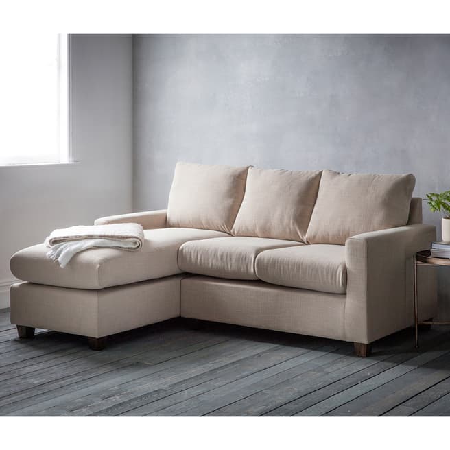 Gallery Living Stratford Right Hand Chaise Sofa in Field Beige