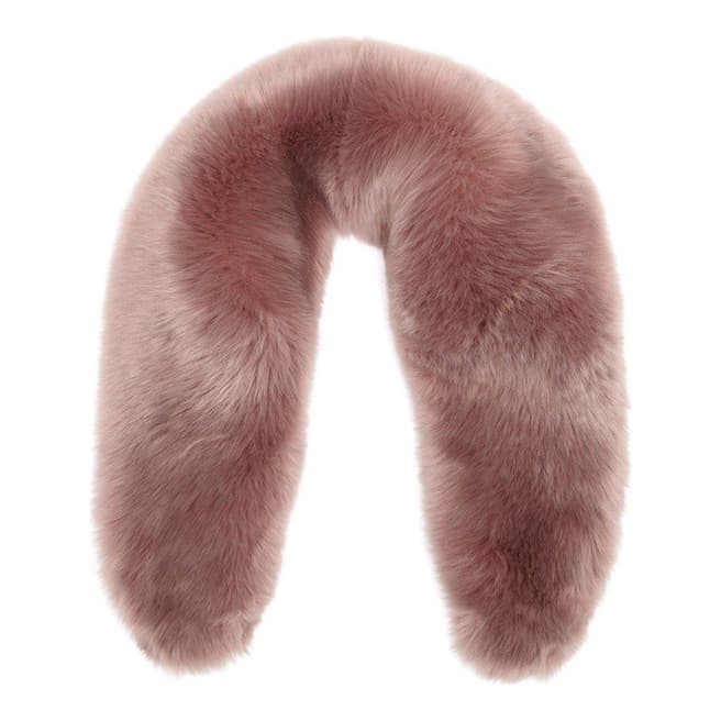 PARKA LONDON Women's  Dusty Pink Matilda Faux Fur Stole