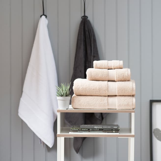 The White Room Latte Hotel Collection Bath Towel