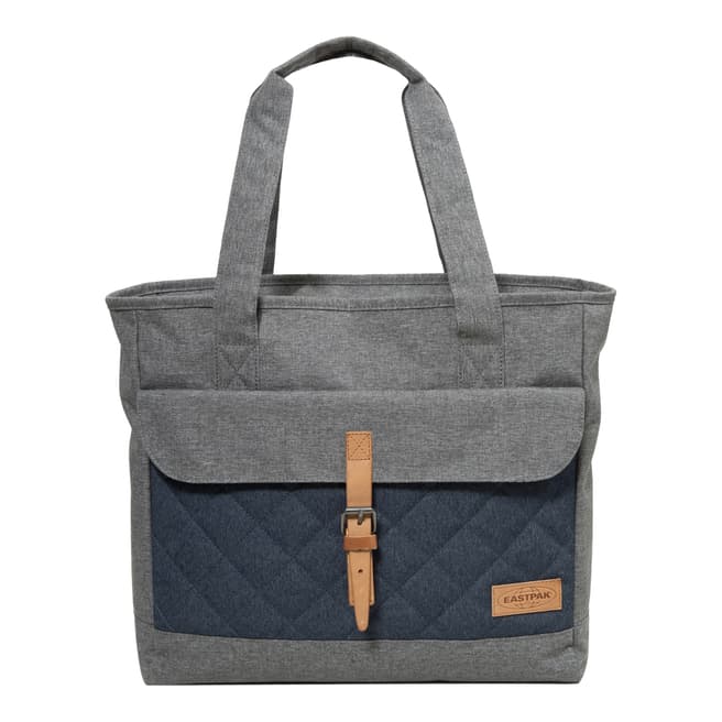 Eastpak Grey Flail Quilt Shoulder Bag
