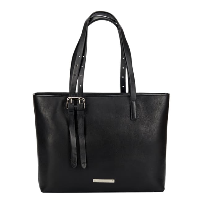 Amanda Wakeley Black Dean Leather Bag
