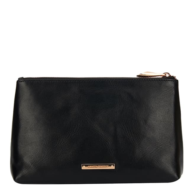 Amanda Wakeley Black Leather The Large Mercury Bag