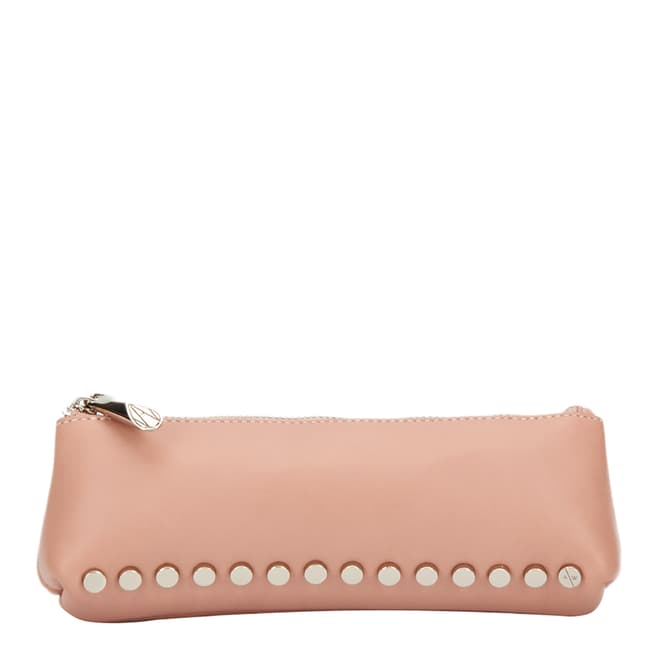 Amanda Wakeley Pale Pink Leather The Mercury Cosmetic Bag