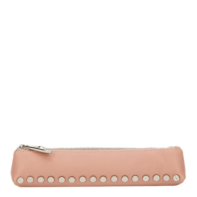 Amanda Wakeley Pale Pink Leather Small The Mercury Cosmetic Bag