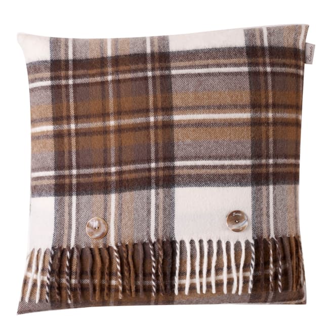 Bronte by Moon 2 in 1 Natural Dress Stewart Cushion Scarf and Cushion Cover