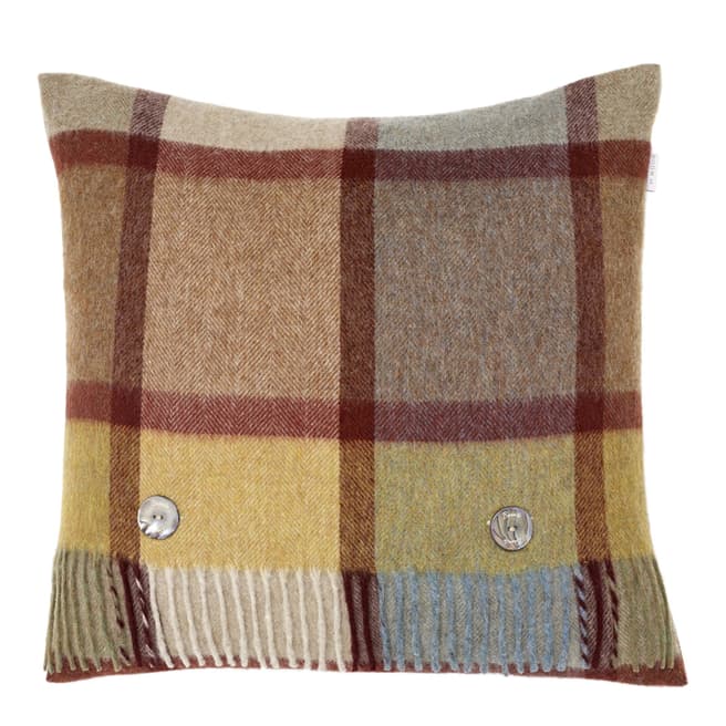 Bronte by Moon Ochre Pateley Cushion Cover and Stole