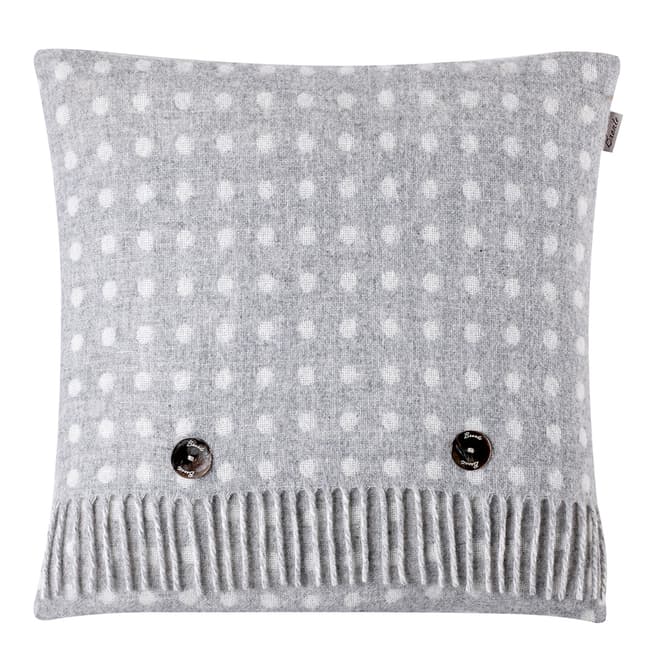 Bronte by Moon Grey Spot Cushion Cover and Scarf