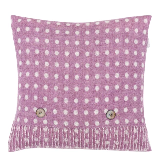 Bronte by Moon Lilac Spot Cushion Cover and Scarf