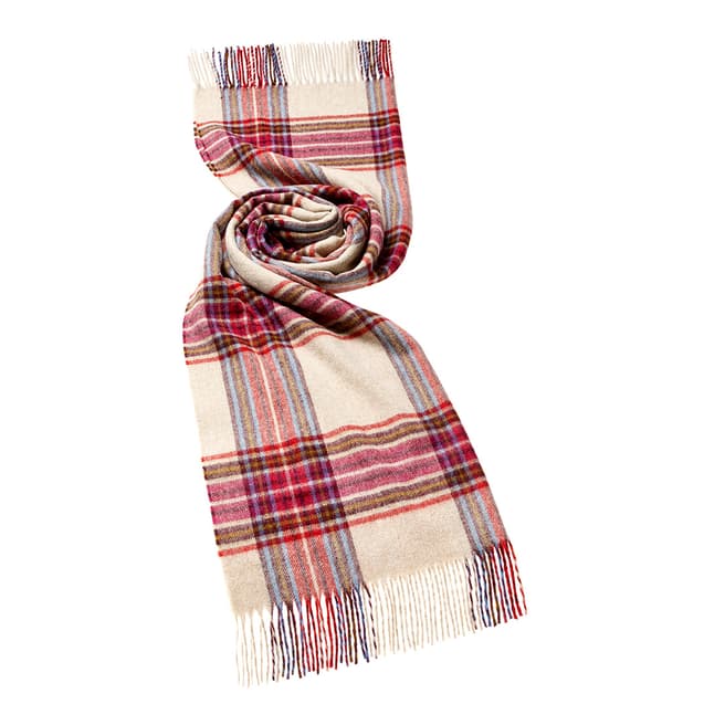 Bronte by Moon Pink/Red Buckden Scarf