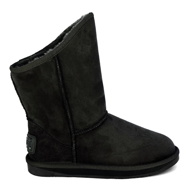 Australia Luxe Collective Black Suede Cosy Short Boots