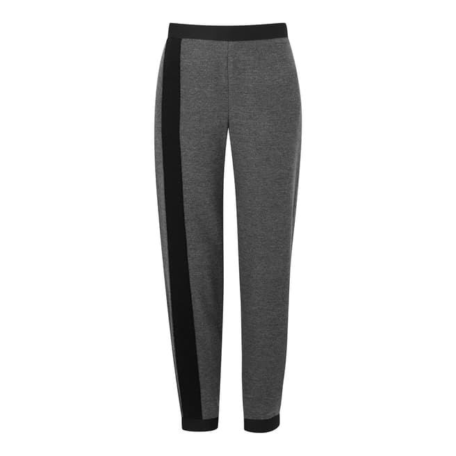 Amanda Wakeley Charcoal Klara Tailored Wool/Cotton Sweatpants