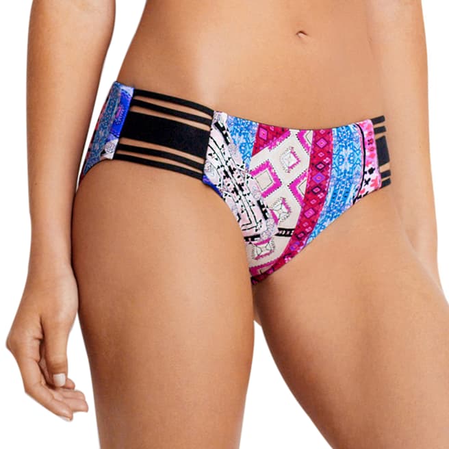 Seafolly Blueberry Moon Dance Elastic Wide Side Hipster Briefs Briefs