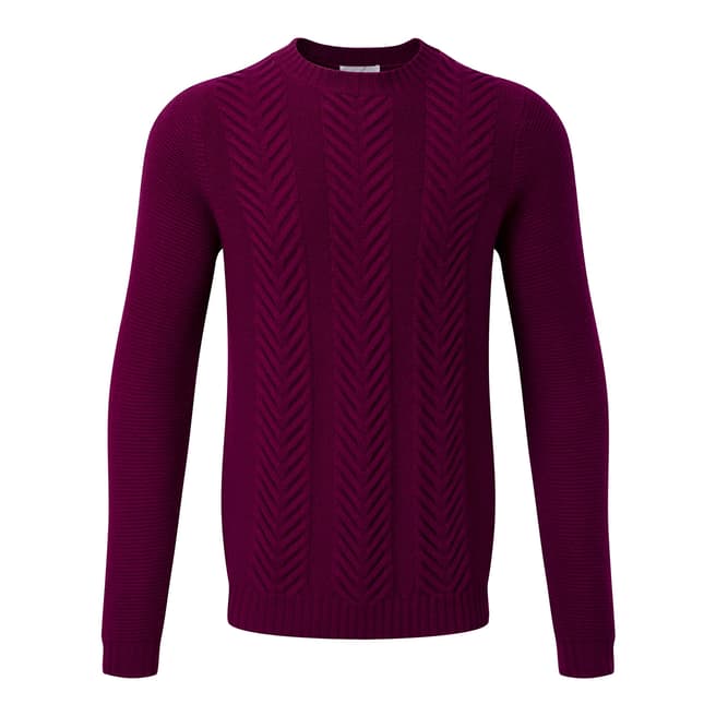 Pure Collection Men's Chunky Cable Sweater