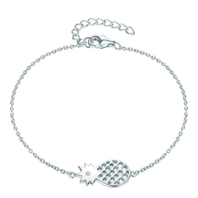 Tess Diamonds Silver Pineapple Bracelet