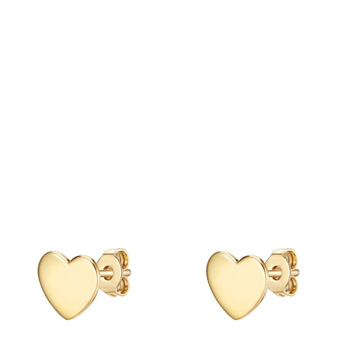 Carat 1934 Gold Heart Earrings