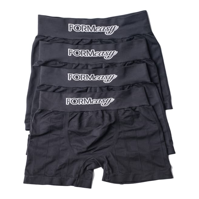 Formeasy Men's Black Pack x4 Boxers