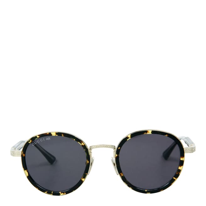 Gucci Women's Brown/Gold/Black Sunglasses 48mm