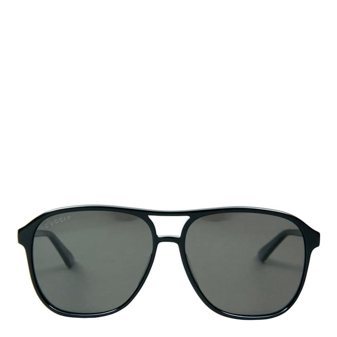 Gucci Men's Black Sunglasses 58mm