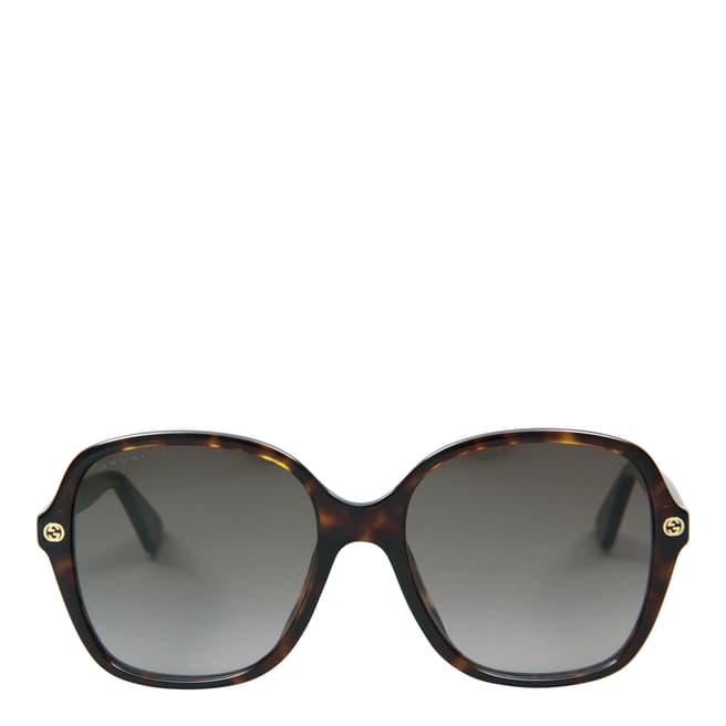 Gucci Women's Havana/Brown Gradient Sunglasses 55mm