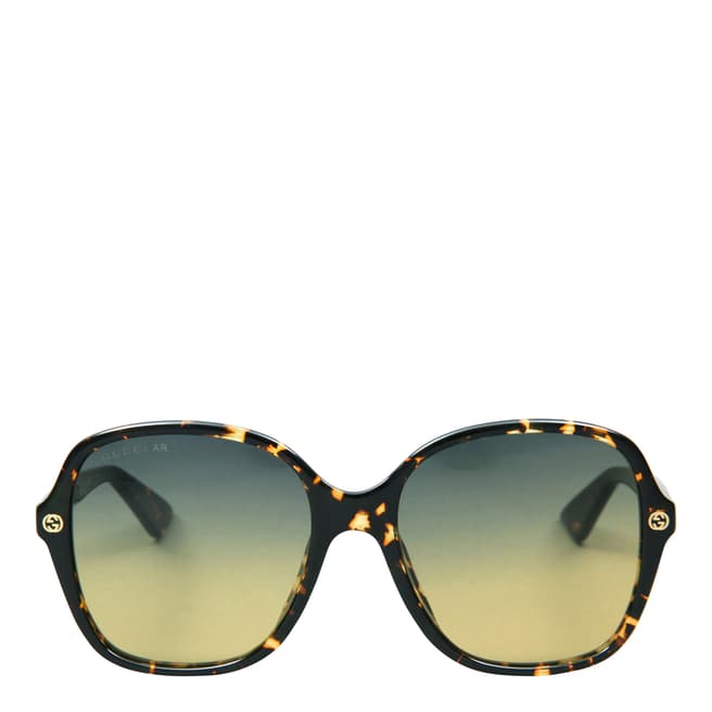 Gucci Women's Brown Sunglasses 55mm