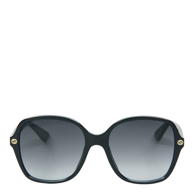 Gucci Womens Black/Grey Gucci Sunglasses 55mm