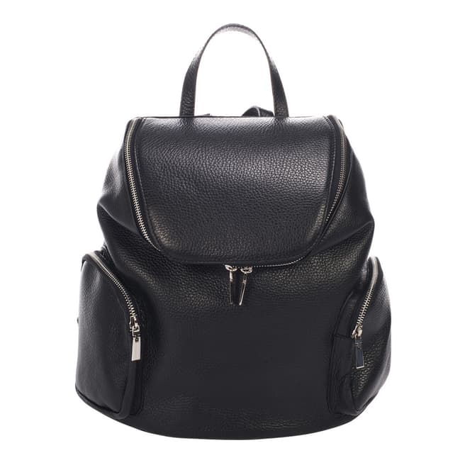 Lisa Minardi Black Leather Backpack