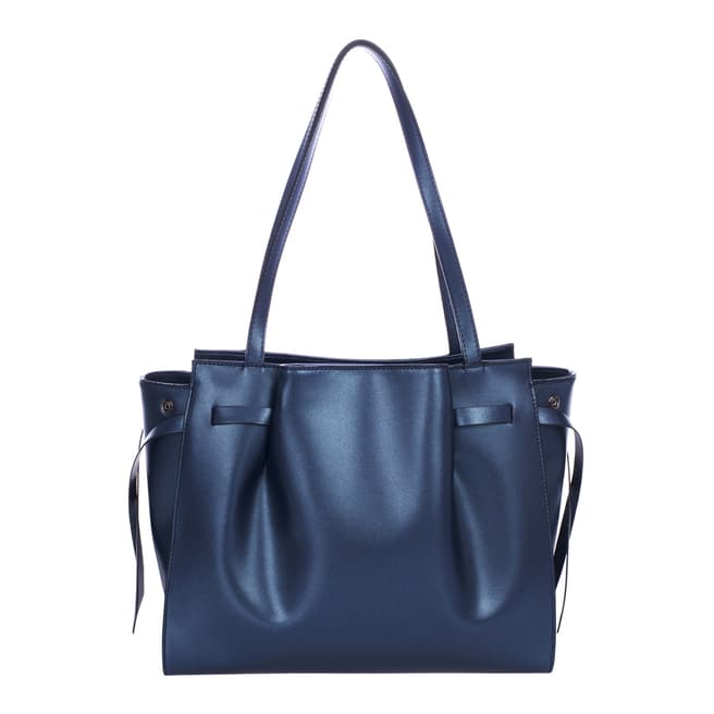Lisa Minardi Blue Leather Handbag