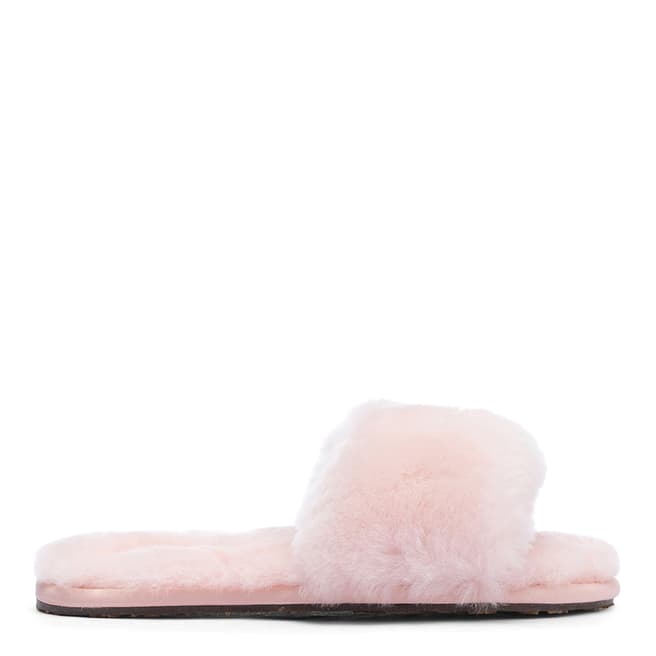 Australia Luxe Collective Pink Shearling Vamp Slide Slippers
