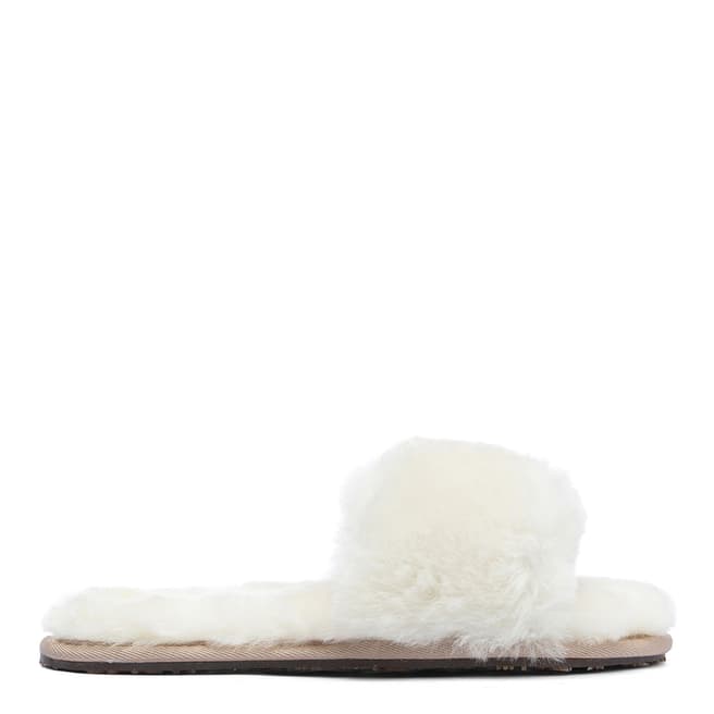 Australia Luxe Collective Sand Shearling Vamp Slide Slippers