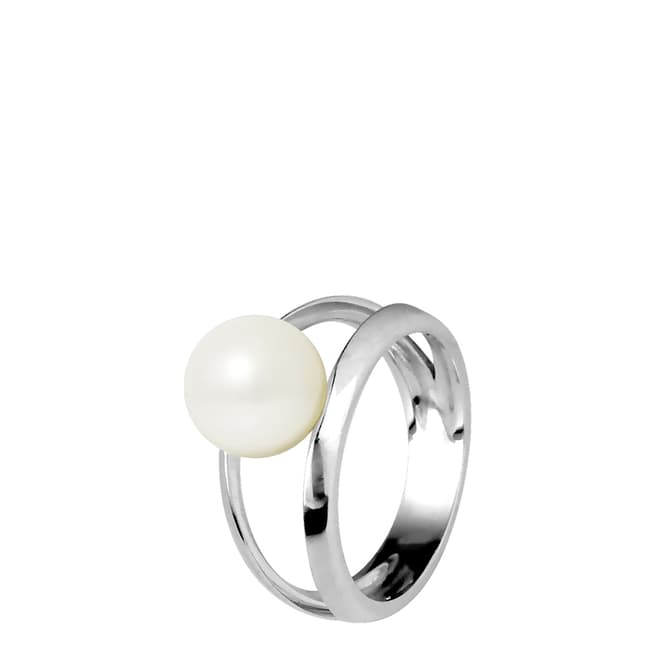 Pearline White Gold Pearl Ring