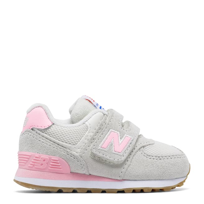 New Balance White/Pink Shoes